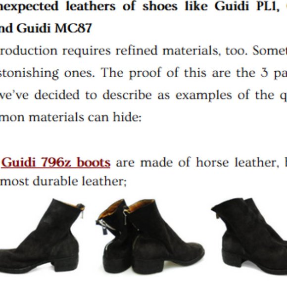 GUIDI 788Z Handmade 100%HORSE LEATHER Boot 38 Superior Horse Leather boot - Picture 16 of 16